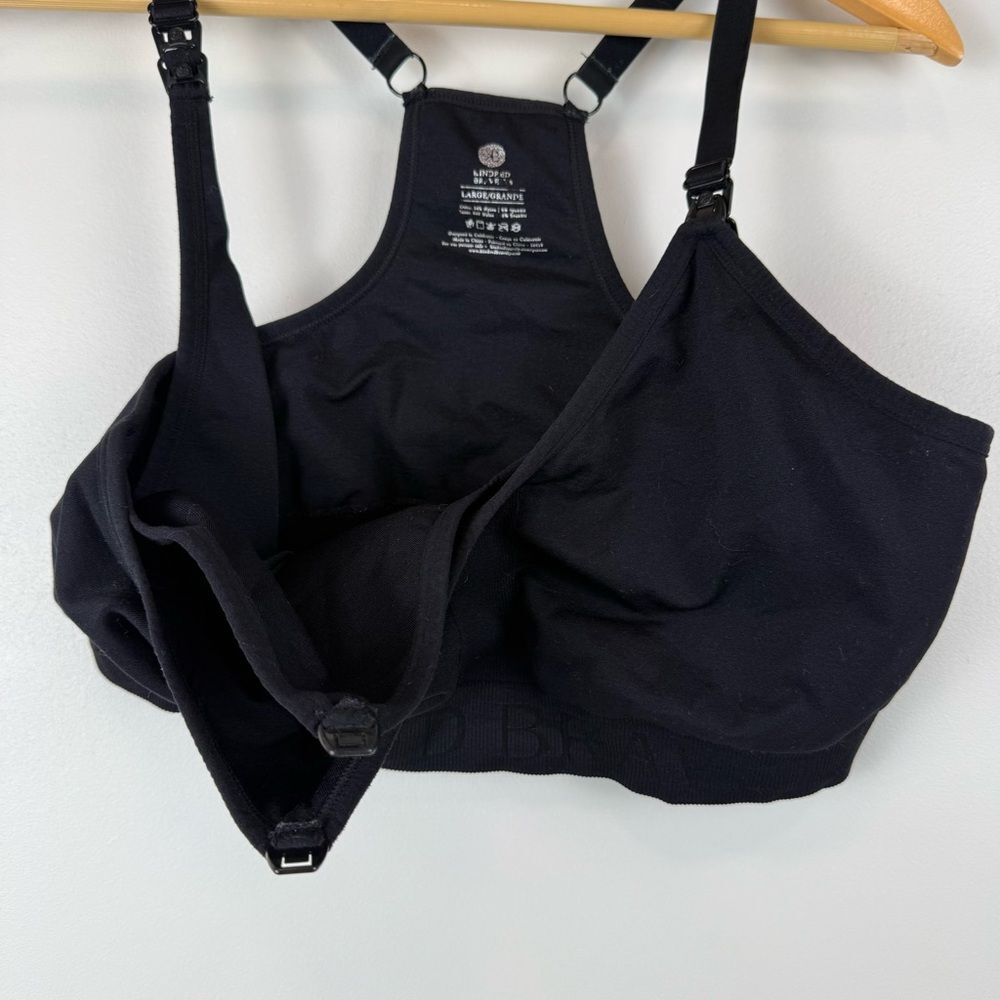 Kindred Bravely Size L Sublime Hands-Free Pumping Nursing Sports Bra Racerback - Picture 2 of 6